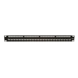 PANDUIT Shielded Keystone Modular Patch Panel "KP24WSBL"
