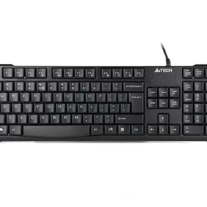 TASTATURA A4TECH, "KR750", cu fir, 105 taste format standard , USB, negru, "KR-750-USB" 45504985 (timbru verde 0.8 lei)