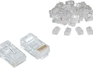 MUFA RJ-45 GEMBIRD pt. cablu UTP, Cat5e, RJ-45 (T), plastic, 10 buc, "LC-8P8C-001/10" / 45505979