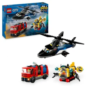 ELICOPTER, POMPIERI&SUBMARIN,LEGO 60462 "LEGO60462"