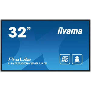 IIYAMA Monitor LED LH3260HS-B1AG 32" Full HD professional digital signage display  VA FHD/60Hz 500 cd/m2 8ms Android 11 OS, FailOver, EShare landscape, portrait "LH3260HS-B1AG" (timbru verde 7 lei)