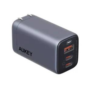 Alimentator retea Aukey, PA-B6U GR, 67W, fast charge, 1 x USB-A, 2 x USB-C, gri, "LLTSEUN1048305" (timbru verde 0.18 lei) - 689323786893