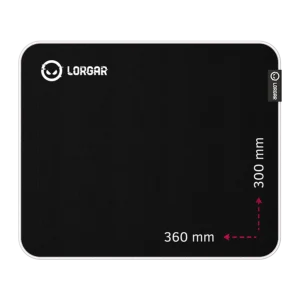 Lorgar Legacer 753, Gaming mouse pad, Ultra-gliding surface, Purple anti-slip rubber base, size: 360mm x 300mm x 3mm, weight 0.23kg "LRG-CMP753"