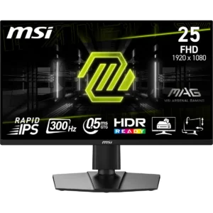 MSI MAG 255PXF 24.5inch Rapid IPS FHD 250cd/m2 300Hz 0.5ms 2xHDMI2.0 DP Pivot "MAG 255PXF" (timbru verde 7 lei)