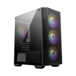 MSI MAG FORGE M100A D60 EU MAG 600DN EU Cord 1xUSB 3.0 2xUSB 2.0 4x120mm Auto RGB Fan Acrylic "MAG FORGE M100A D60"