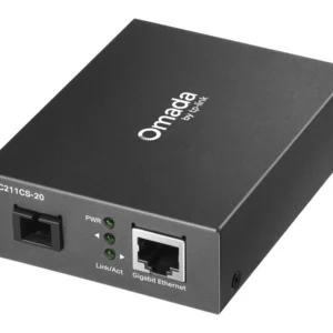 MEDIA CONVERTOR TP-LINK, Omada Gigabit WDM,  1× Gigabit SC/UPC Fiber Port, 1× 10/100/1000 Mbps RJ45, pana la 20km "MC211CS-20" (include timbru verde 0.8 lei)