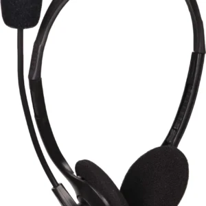 CASTI Gembird, cu fir, standard, utilizare multimedia, call center, microfon pe brat, conectare prin Jack 3.5 mm x 2, negru, "MHS-123", (timbru verde 0.8 lei)