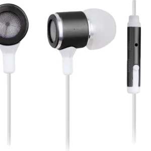 CASTI Gembird, cu fir, intraauriculare, pt smartphone, microfon pe fir, conectare prin Jack 3.5 mm, alb / negru, "MHS-EP-001", (timbru verde 0.18 lei)