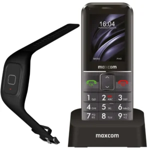 Telefon cu butoane, Maxcom, "MM735" ecran 2.2 inch, rez. camera 2 Mpix, 2G, OEM, acumulator 1400 mAh, negru, "MM735 Black" (timbru verde 0.45 lei)