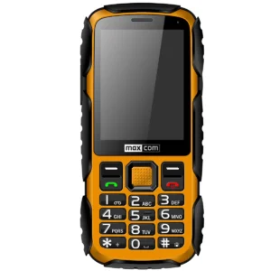 Telefon cu butoane, Maxcom, "MM920" ecran 2.8 inch, rez. camera 2 Mpix, 2G, OEM, acumulator 1400 mAh, galben, "MM920 Yellow" (timbru verde 0.45 lei)