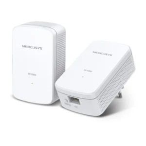 KIT ADAPTOR si AMPLIFICATOR POWERLINE MERCUSYS, tehnologie AV2, AV1000, pana la 1000 mBPS, RJ-45 x 1 porturi 10/100/1000 Mbps, 2 buc, "MP500 KIT" (timbru verde 2 lei)