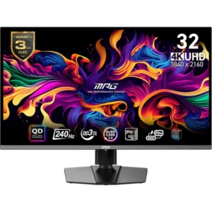 MONITOARE MSI - gaming MS-3DD2,MSI,ID1/Black-Black,31.5,Anti-Reflection,Non-touch,QD- OLED,UHD,LED,Flat,240Hz,0.03ms,16:9,EU,36M,QD-OLED,HF cable "MPG 321URX QD-OLED" (timbru verde 7 lei)