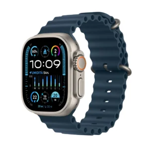 Smartwatch Watch Ultra 2 GPS + Cellular 49mm Titanium Case with Ocean Band Blue "MREG3" (timbru verde 0.18 lei)