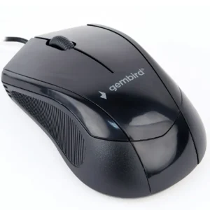 MOUSE GEMBIRD, PC sau NB, cu fir, USB, optic, 1000 dpi, butoane/scroll 3/1, , negru, "MUS-3B-02" (timbru verde 0.18 lei)