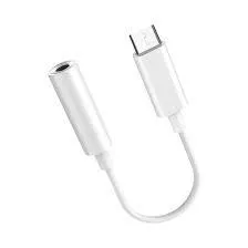 CABLU adaptor audio smartphone Apple, USB Type-C (T) la Jack 3.5 mm (M), cauciuc, lungime 0.1 m, alb, "mw2q3zm/a" (timbru verde 0.08 lei)