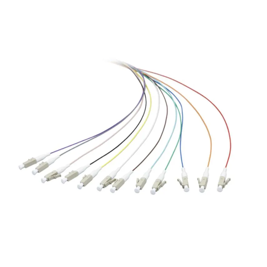 Nexans LANmark-OF Pigtail LC OM4 Maxistrip LSZH 50/125 1m 12 Colours, "N121.7MLS"