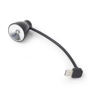 LAMPA LED USB pentru notebook, GEMBIRD, lumina alba-rece, black "NL-02" (timbru verde 0.18 lei)