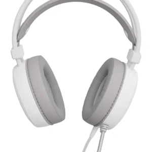 Casti cu fir Genesis Neon 613 G2 alb "NSG-2308" (timbru verde 0.18 lei)