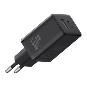 INCARCATOR RETEA Baseus Cube, Quick Charge 20W, 1 x USB Type-C Output 5V/3A, 1 x USB, negru "P10111403113-00" (timbru verde 0.18 lei) - 6932172651152