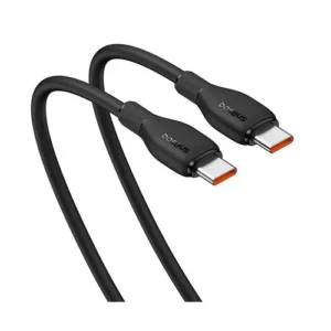 CABLU alimentare si date Baseus Pudding, Fast Charging Data Cable pt. smartphone, USB Type-C la USB Type-C 100W, 2m, negru "P10355702111-01" (timbru verde 0.08 lei) - 6932172634025