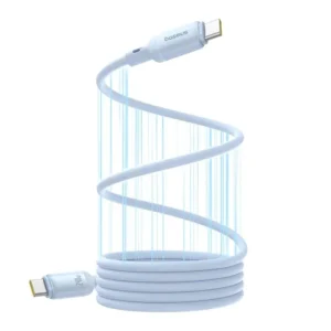 CABLU alimentare si date Baseus PicoGo Magnetic, pt smartphone, silicon lichid magnetic, USB Type-C  la USB Type-C 240W, 1m, albastru "P10376800311-00" (timbru verde 0.18 lei) - 6932172677480