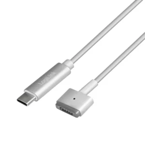 CABLU alimentare LOGILINK, pt. notebook Apple, USB Type-C (T) la Apple MagSafe2 (T), 1.8m, argintiu, "PA0226" (timbru verde 0.18 lei)