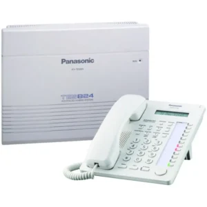 Centrala telefonica Panasonic KX-TES824 (3 /8) si telefon analogic KX-TSC11FXW "pack.3-TES" (timbru verde 4.0 lei)