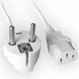 CABLU alimentare GEMBIRD 1.8m, intrare Shucko, iesire C13, 10A, certificare VDE, bulk, white, "PC-186W-VDE" (timbru verde 0.18 lei)