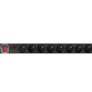 Unitate  alimentare PDU 19", 8 prize ng "PDU-08E-0200-BK" (timbru verde 0.8 lei)