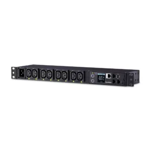 PDU CYBER POWER 1U pt. rack 19 inch, 8 prize IEC, intrare IEC, max 16 A, "PDU81005" (timbru verde 4 lei)