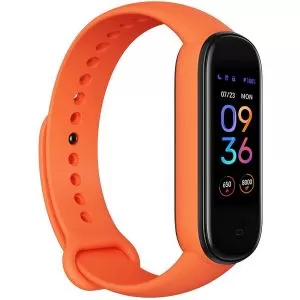 Smartwatch Amazfit Band 5 SpO2 sensor (masoara nivel oxigen in sange)  Orange "PHT14570" (timbru verde 0.18 lei)