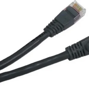 PATCH CORD UTP GEMBIRD Cat5e, cupru-aluminiu, 1 m, negru, AWG26, "PP12-1M/BK" (timbru verde 0.08 lei)