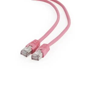 PATCH CORD FTP GEMBIRD Cat6, cupru-aluminiu, 5 m, roz, AWG26, ecranat "PP6-5M/RO" (timbru verde 0.18 lei)