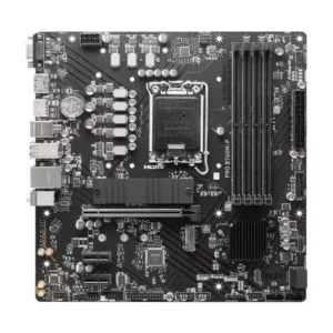 MSI PRO B760M-P, mATX, LGA 1700,  DDR5 6800, 1x PCIe x16 slots, 2x M.2 slots, 1x HDMI, 1x DP, 1x VGA, 1x USB 3.2 Gen 2 Type-C, 1x USB 3.2 Gen 1, 4x USB 2.0, 7.1, 1Gbps LAN, 3Y "PRO_B760M-P"
