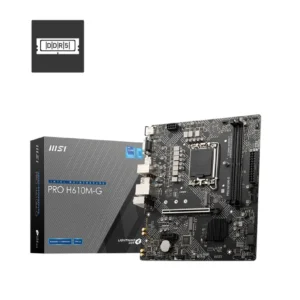 Placa de baza MSI PRO H610M-G, Socket LGA1700, DDR5, mATX, Negru "PRO H610M-G"