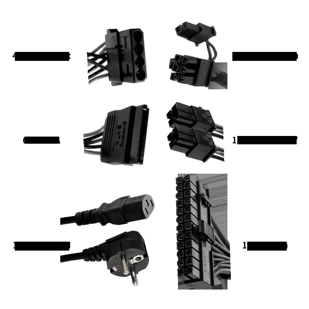 SURSA NJOY Freya 600, 600 W, ATX 12V V2.3, fan RGB 120 mm x 1, 80 PLUS Bronze - compatibila, "PSAT-060ARAF-BU01B" (timbru verde 2 lei) - imagine 4