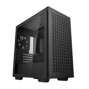 CARCASA DEEPCOOL CH370, Micro ATX, fara sursa, sticla securizata, 1 x 120mm fan, USB 3.0 x 2, Jack 3.5mm x 1, black, "R-CH370-BKNAM1-G-1" (timbru verde 0.08 lei)