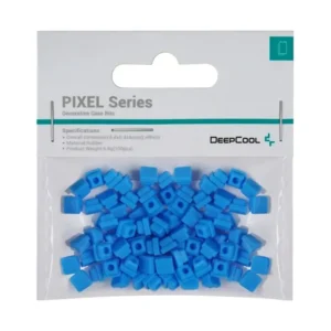 Accesoriu decorativ pt. carcasa DeepCool "PIXEL BU", silicon, 5.4x5.4x4mm, pachet 100 buc, albastru, "R-PIXEL-BU100-G-1" 6933412796749