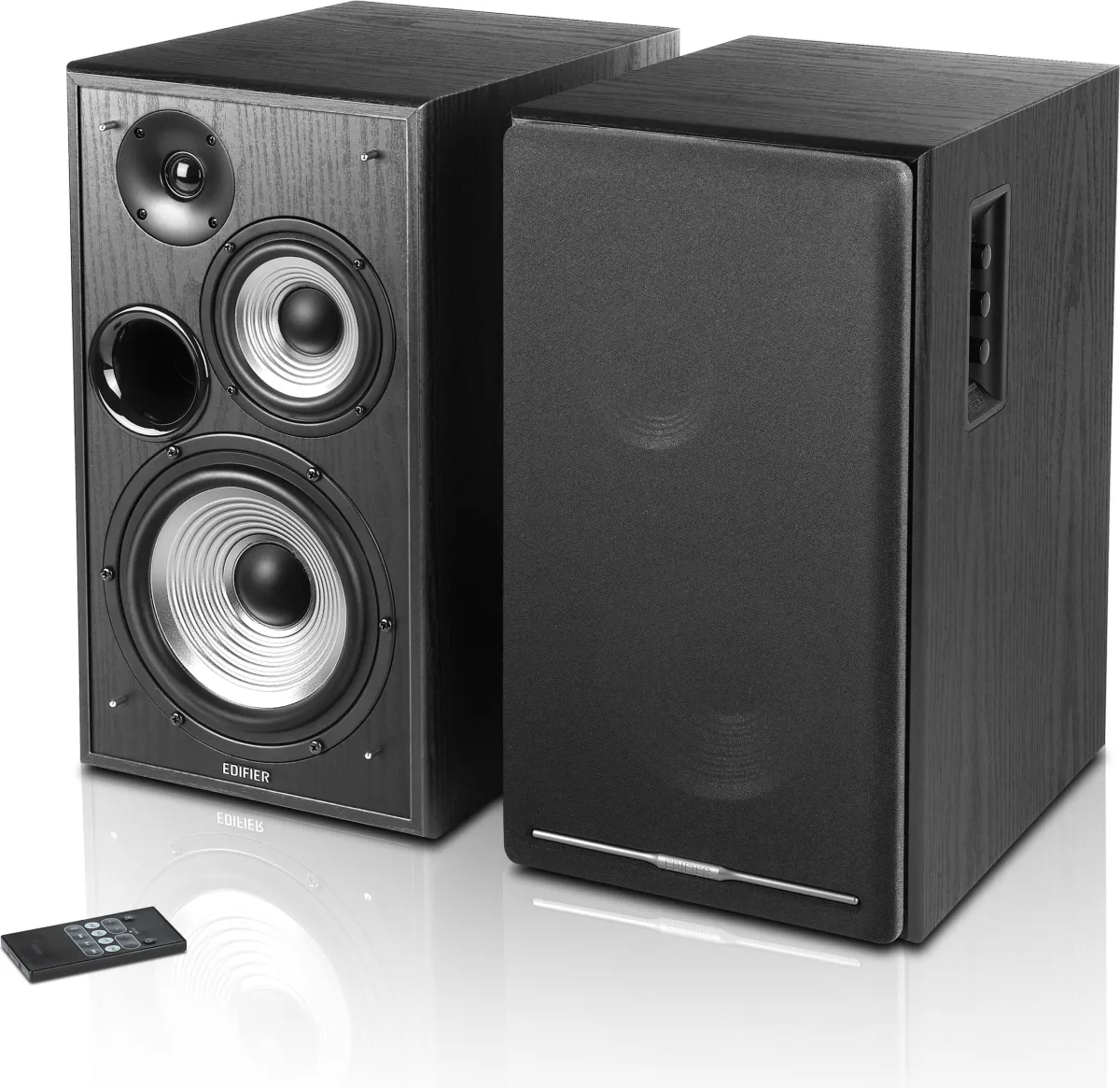 BOXE EDIFIER 2.0, RMS: 136W (2 x 14W, 2 x 14W, 2 x 40W), bluetooth 5.1, telecomanda wireless, volum, bass, treble, sub-out, black,"R2750DB" (timbru verde 11.00 lei)