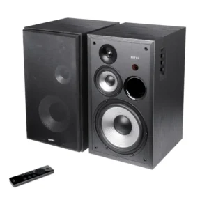 BOXE EDIFIER 2.0, RMS: 150W (2 x 14W, 2 x 16W, 2 x 45W), bluetooth 5.1, telecomanda wireless, volum, bass, treble, black,"R2850DB-BK" (timbru verde 11.00 lei)