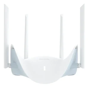 ROUTER D-Link BE3600 Wi-Fi 7, 1 x 2.5-Gigabit Ethernet WAN/LAN, 3 x 2.5-Gigabit Ethernet LAN, 4 antene externe, dual band 2.4/5 GHz, Wi-Fi 7, alb "R36" (timbru verde 2 lei)