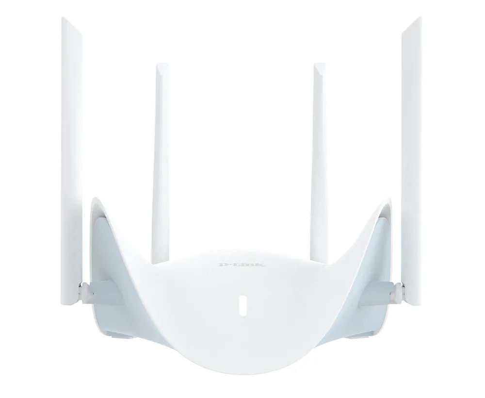 ROUTER D-Link BE3600 Wi-Fi 7, 1 x 2.5-Gigabit Ethernet WAN/LAN, 3 x 2.5-Gigabit Ethernet LAN, 4 antene externe, dual band 2.4/5 GHz, Wi-Fi 7, alb "R36" (timbru verde 2 lei)