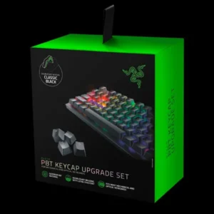Razer PBT Keycap Upgrade Set Classic Bk "RC21-01490100-R3M1" (timbru verde 0.8 lei)