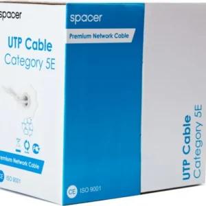 ROLA CABLU  UTP SPACER Cat5e, 305m, Cupru 100%, Solid, AWG24, 0.51mm, 0.21mm2, (include timbru verde 0.03lei), "RCAT5ECU"