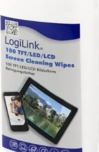 SET curatare LOGILINK, 100 servetele pt. curatare LCD, "RP0010" 45503779