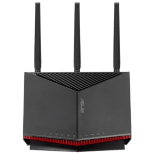 Router Gaming Asus RT-BE86U, BE6800 Dual-bandWiFi7supports 4096-QAM, Multi-link operation (MLO) "RT-BE86U" (timbru verde 0.8 lei)