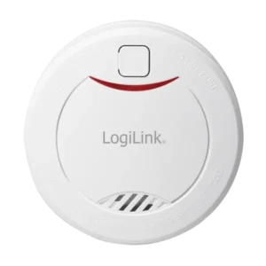 DETECTOR de fum LOGILINK, montare tavan/ perete, alarma 85 dB, buton test, baterie 3V, VdS, alb "SC0010"