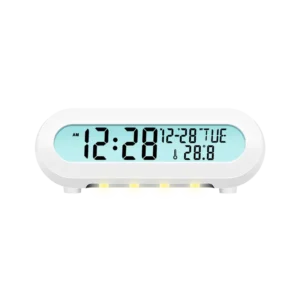 CEAS DIGITAL LOGILINK, radio, cu alarma, temperatura, umiditate, functie amanare, USB-C, alb, "SC0121W"