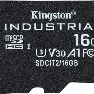 16GB microSDHC Industrial C10 A1 pSLC Card Single Pack w/o Adapter, "SDCIT2/16GBSP" (timbru verde 0.03 lei)