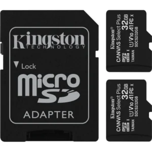 32GB micSDHC Canvas Select Plus 100R A1 C10 Two Pack +  Single ADP, "SDCS2/32GB-2P1A" (timbru verde 0.03 lei)